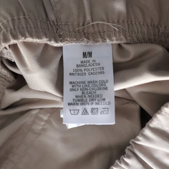 Aeropostale Parachute Cargo Medium Tan Pull On Relaxed High Rise Casual Pants - Picture 11 of 12